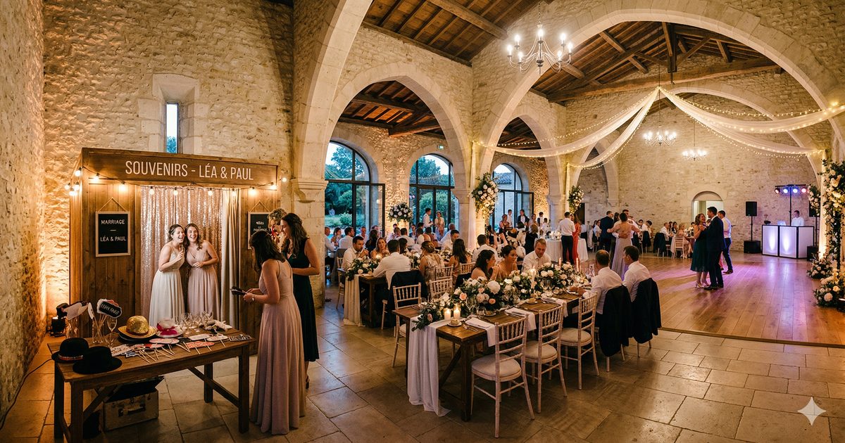 Les meilleurs emplacements pour votre photobooth de mariage